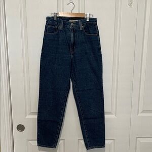 Levi’s Women's High Waisted Mom Dark Blue Jeans